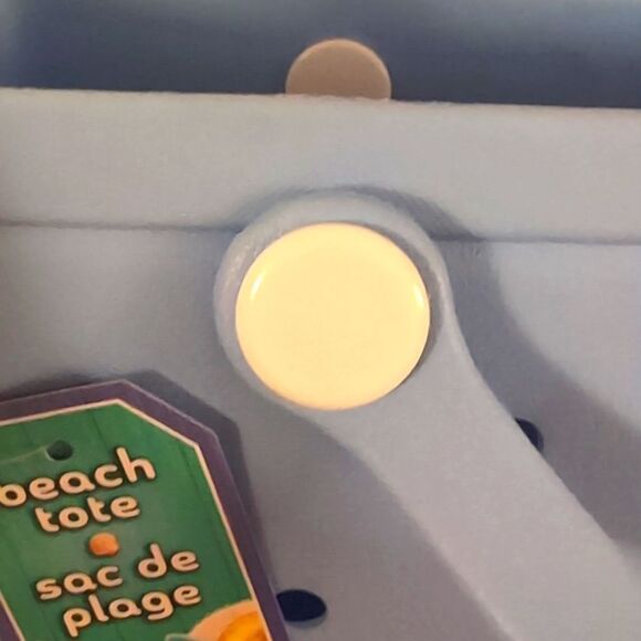 NWT Bogg Bag Style Light Blue Beach Tote Bag+Journal - Picture 4 of 8